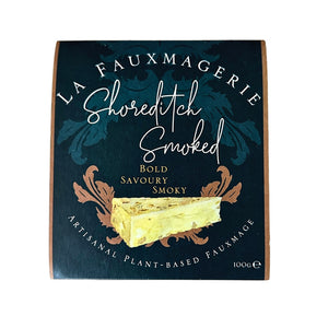 La Fauxmagerie Shoreditch Smoked Vegan Cheddar Cheese Style 100g - Kindly of Brighton