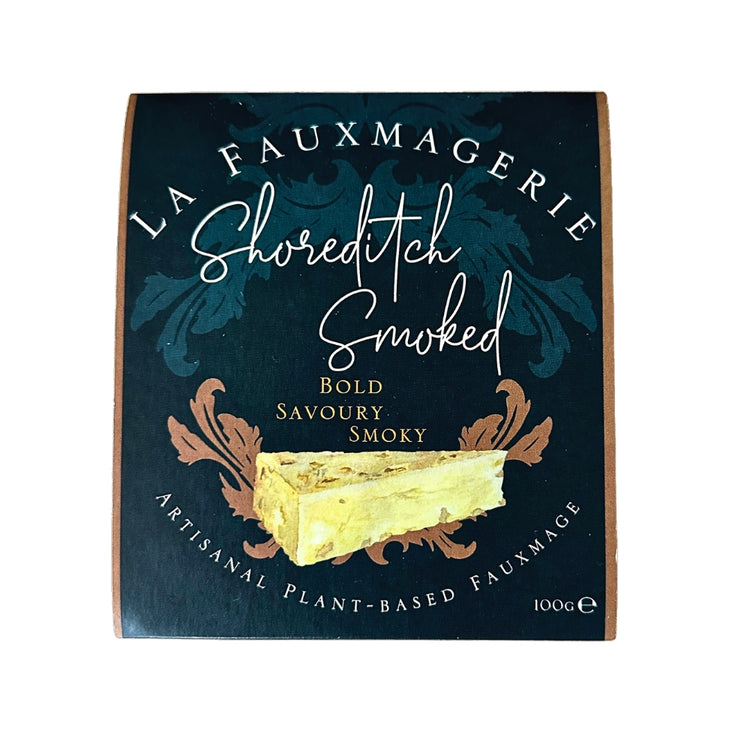 La Fauxmagerie Shoreditch Smoked Vegan Cheddar Cheese Style 100g - Kindly of Brighton