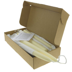 Plant based pair of candles