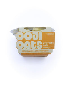 Ooji Apple & Almond Butter Overnight Oats 160g - Kindly of Brighton