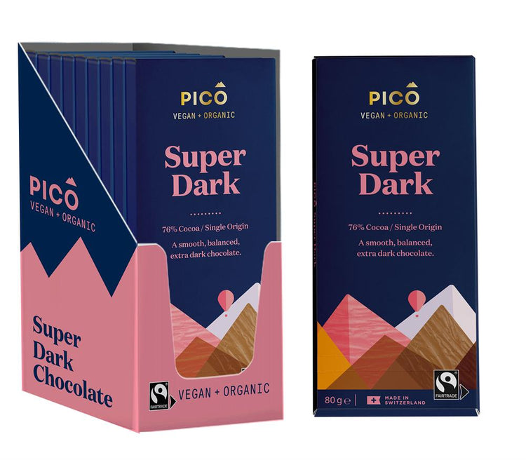 Pico Super Dark Chocolate 80g