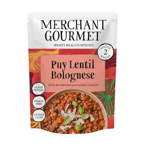 Merchant Gourmet Puy Lentil & Mixed Mushroom Bolognese 280g - Kindly of Brighton