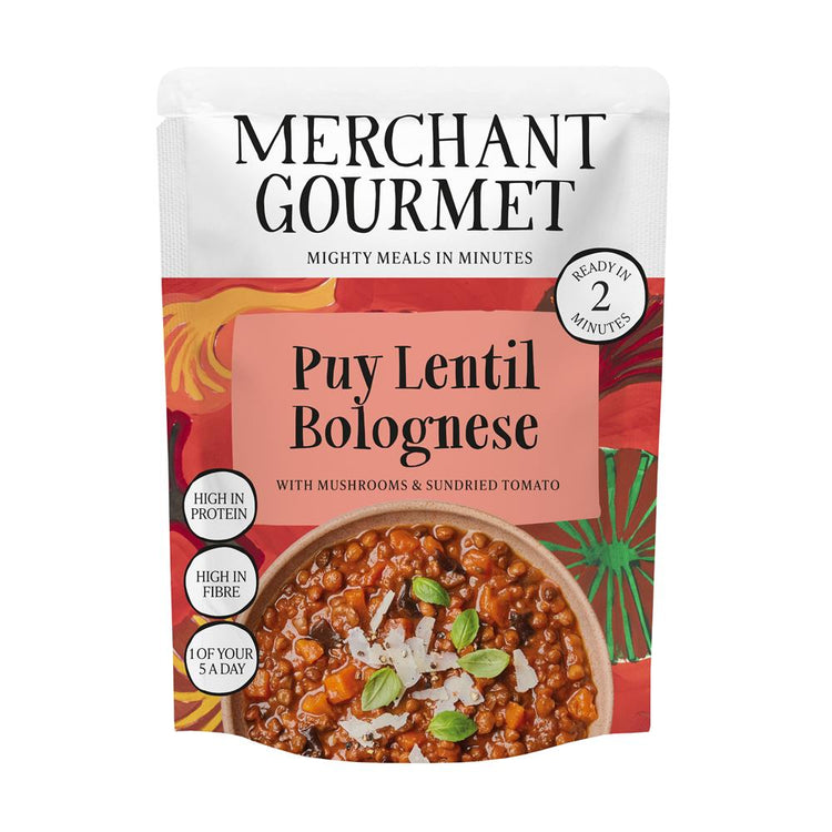 Merchant Gourmet Puy Lentil & Mixed Mushroom Bolognese 280g - Kindly of Brighton