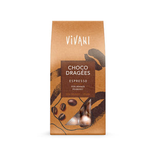 Vivani Choco Dragees Espresso 75g