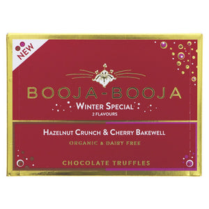 Booja Hazelnut Crunch and Cherry Bakewell Truffle