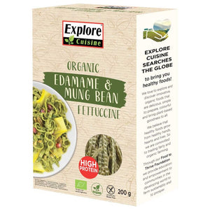 Explore Asian Edamame Mung Fettucci 200G - Sustainable Vegan Groceries Brighton