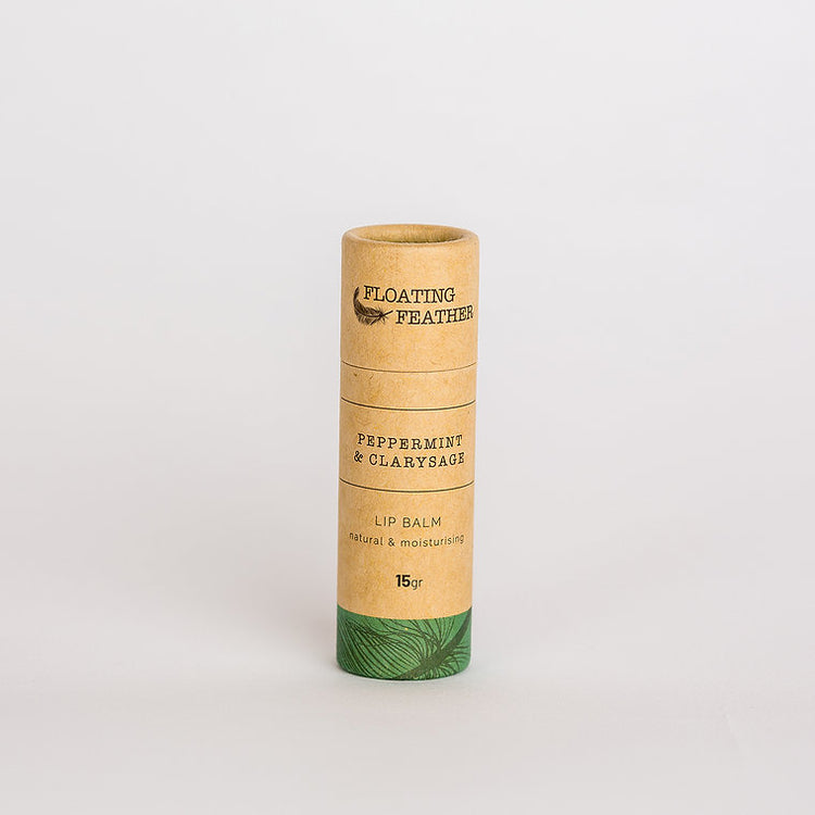 Peppermint & Clary Sage Lip Balm - Sustainable Vegan Groceries Brighton