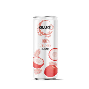 Glug! 100% Lychee Juice 320Ml - Sustainable Vegan Groceries Brighton