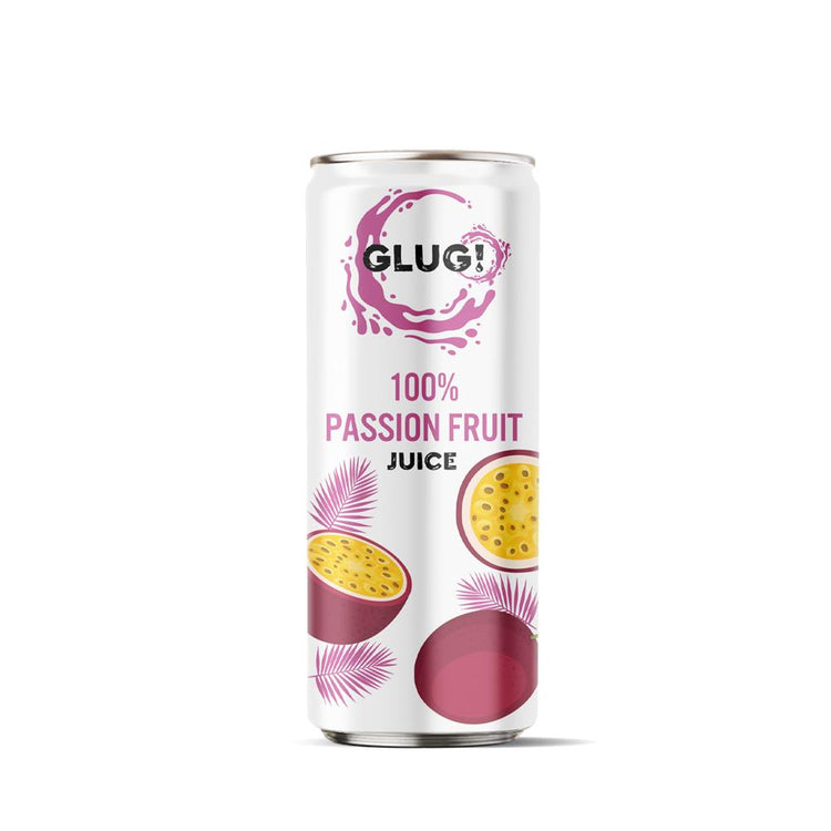 Glug! 100% Passion Fruit Juice 320Ml - Sustainable Vegan Groceries Brighton
