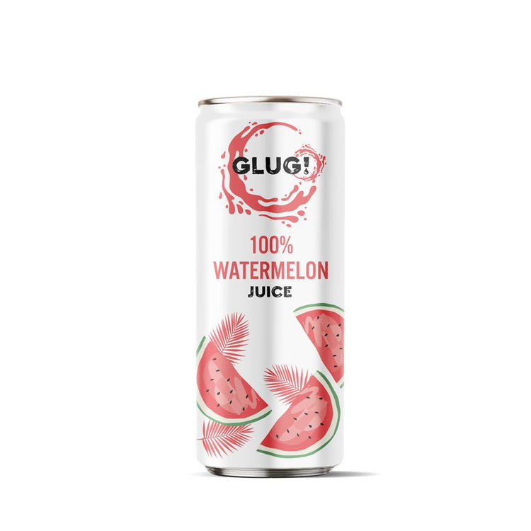 Glug! 100% Watermelon Juice 330Ml - Sustainable Vegan Groceries Brighton
