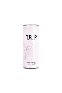 Trip Cbd Infused Drink With Adaptogens - Elderflower Mint - Sustainable Vegan Groceries Brighton