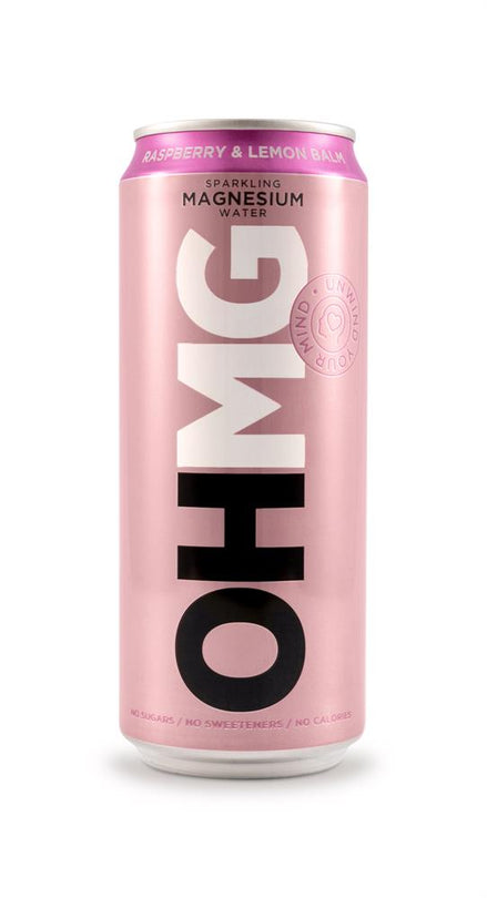 Ohmg Raspberry & Lemon Balm Magnesium Water 330Ml - Sustainable Vegan Groceries Brighton