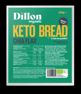 Org Chia Flax Keto Bread 250G - Sustainable Vegan Groceries Brighton