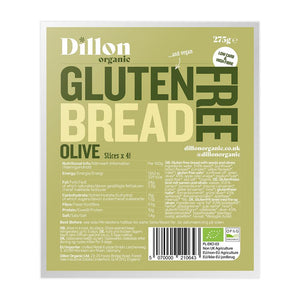 Org G/F Olive Bread 275G - Sustainable Vegan Groceries Brighton