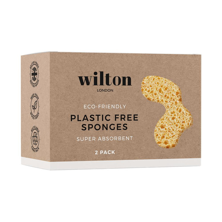 Wilton Plastic Free Sponge 2Pack - Sustainable Vegan Groceries Brighton