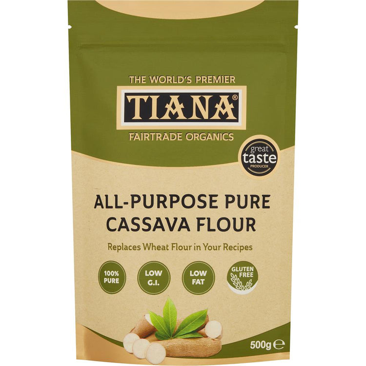 Tiana All Purpose Gluten Free Cassava Flour - Sustainable Vegan Groceries Brighton