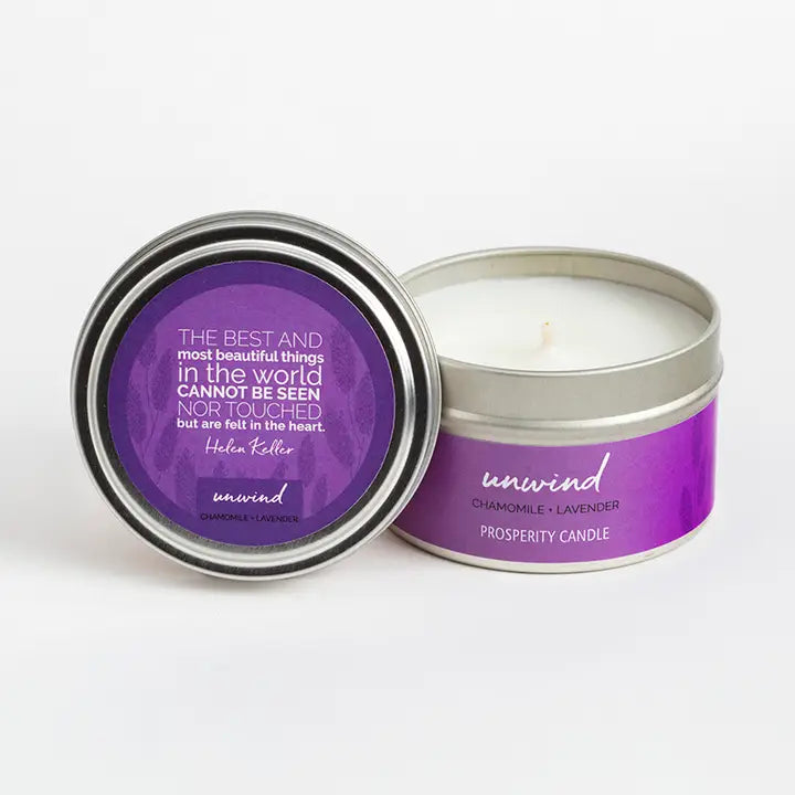 Prosperity Candle Lavender - Sustainable Vegan Groceries Brighton