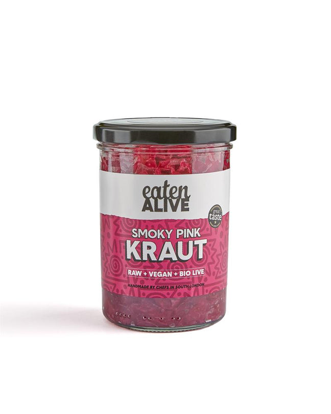 Smoky Pink Kraut With Beetroot And Spices - Sustainable Vegan Groceries Brighton
