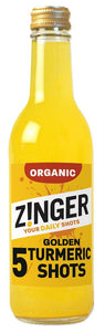 Zinger Organic Ginger 5 Shots 330Ml - Sustainable Vegan Groceries Brighton