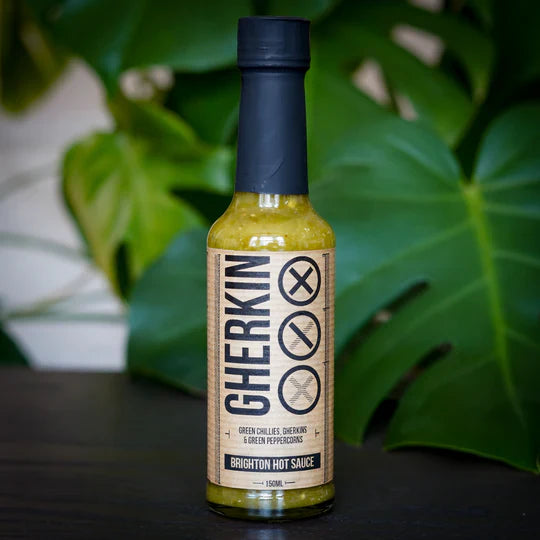 Gherkin Hot Sauce 150Ml - Sustainable Vegan Groceries Brighton