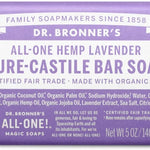 All-One Lavender Bar Soap Dr Bronners 140G