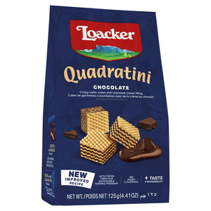Loacker Chocolate Quadratini 12X125G - Sustainable Vegan Groceries Brighton