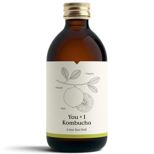 You & I Kombucha Lime Sea Salt - Sustainable Vegan Groceries Brighton