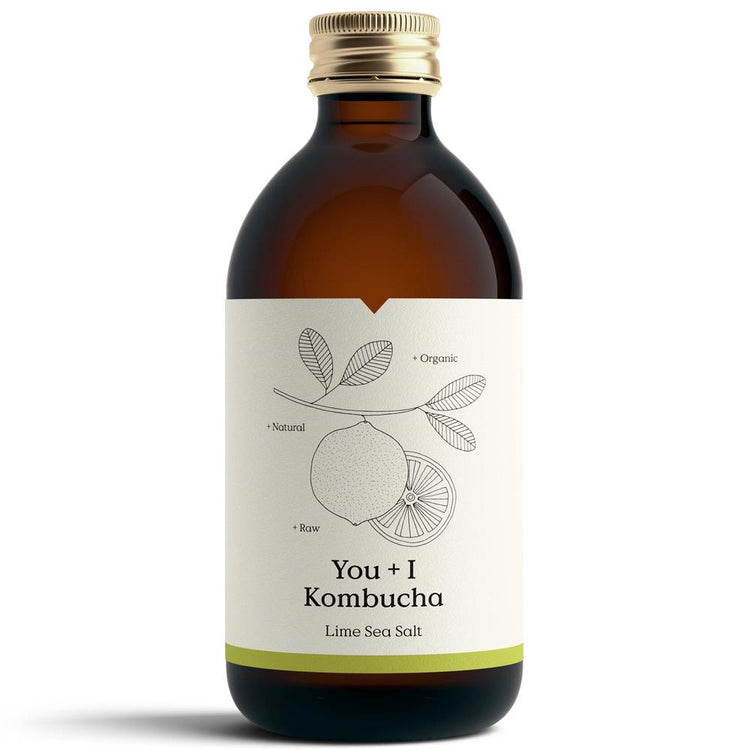 You & I Kombucha Lime Sea Salt - Sustainable Vegan Groceries Brighton