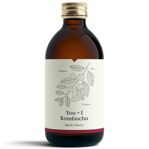 You & I Kombucha Black Cherry - Sustainable Vegan Groceries Brighton