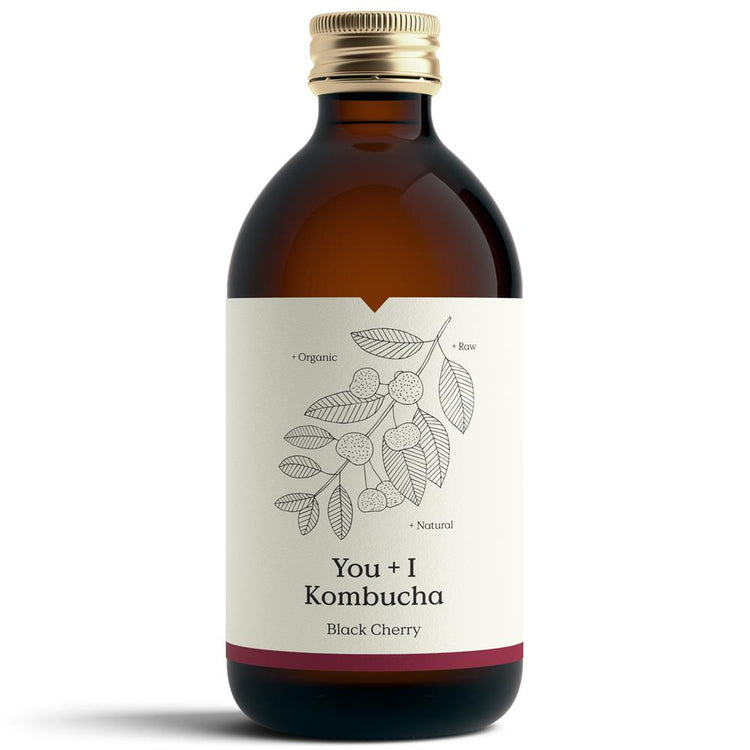 You & I Kombucha Black Cherry - Sustainable Vegan Groceries Brighton