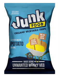 Junk Food Organic Potato Crisps 100G - Sustainable Vegan Groceries Brighton