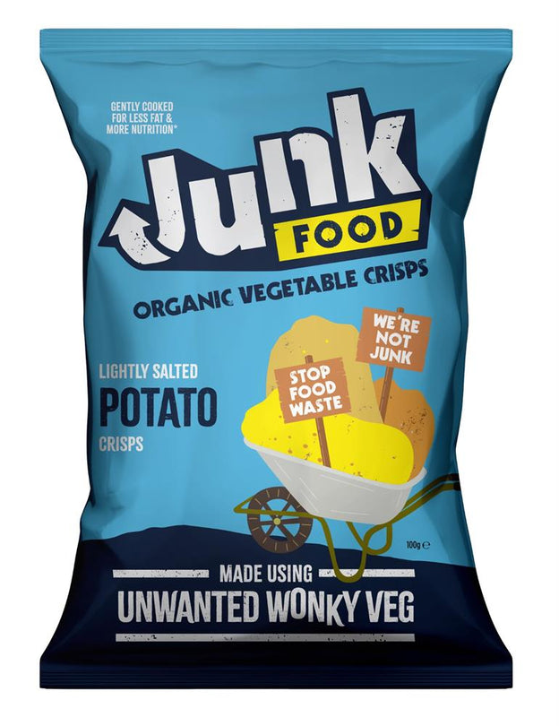 Junk Food Organic Potato Crisps 100G - Sustainable Vegan Groceries Brighton
