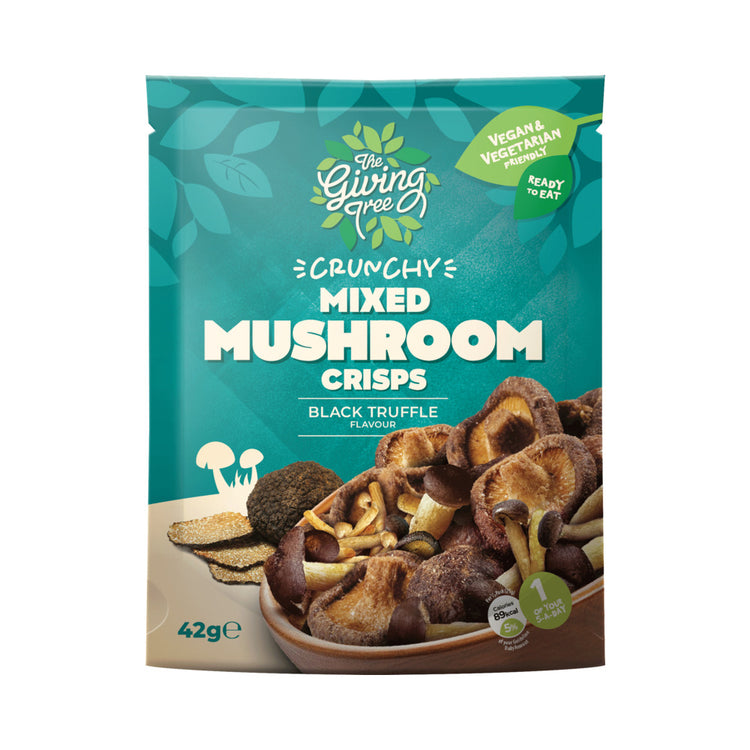 Fried Mixed Mushroom With Black Truffle 42G - Sustainable Vegan Groceries Brighton