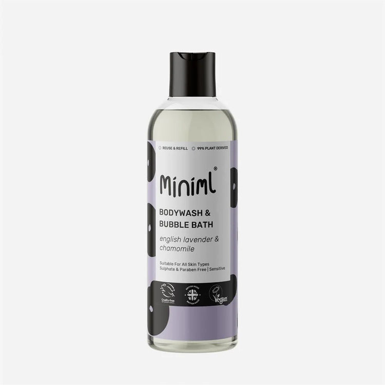 Bodywash And Bubble Bath Lavender And Chamomile 500Ml - Sustainable Vegan Groceries Brighton