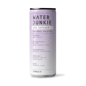Waterjunkie Cbd Infused Wild Berry Drink 250Ml - Sustainable Vegan Groceries Brighton