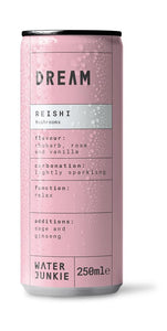 Dream Reishi Mushroom Drink Rhubard Rose & Vanilla 250Ml - Sustainable Vegan Groceries Brighton