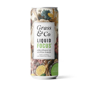 Liquid Focus Elderflower Lemon & Lions Mane Nootropic 250Ml - Sustainable Vegan Groceries Brighton