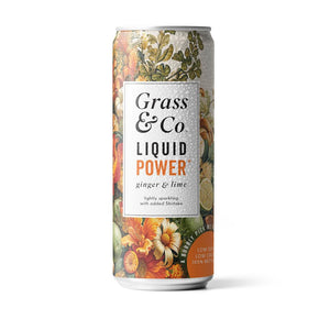 Liquid Power Ginger Lime & Shiitake Nootropic Drink - Sustainable Vegan Groceries Brighton