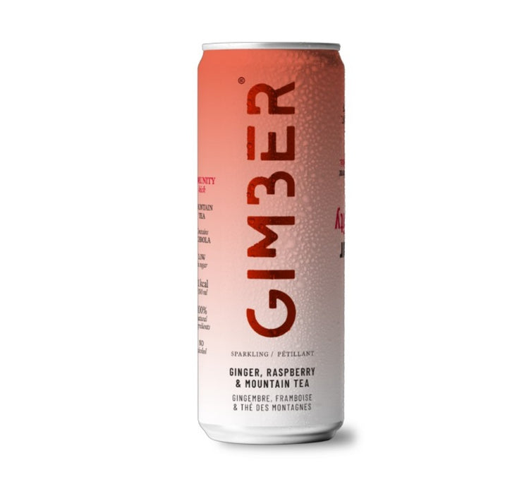 Organic Immunity Ginger Sparkling Ready-To-Drink Can 250Ml - Sustainable Vegan Groceries Brighton