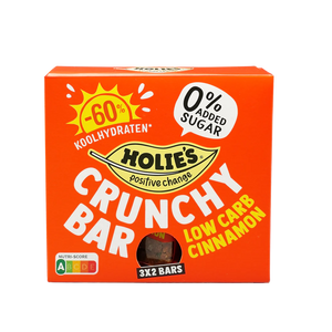 Crunchy Bar Low Carb Cinnamon 120G - Sustainable Vegan Groceries Brighton