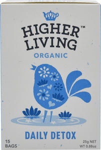Daily Detox Organic Infusion - 15 Enveloped Teabags - Sustainable Vegan Groceries Brighton