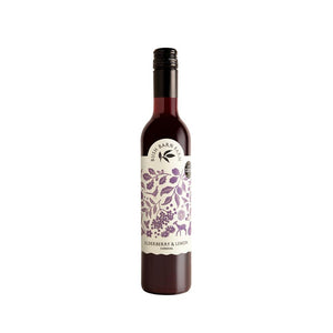 Bush Barn Farm Elderberry And Lemon Cordial 500Ml - Sustainable Vegan Groceries Brighton