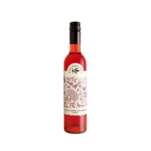 Bush Barn Farm Elderflower And Rhubarb Cordial 500Ml - Sustainable Vegan Groceries Brighton