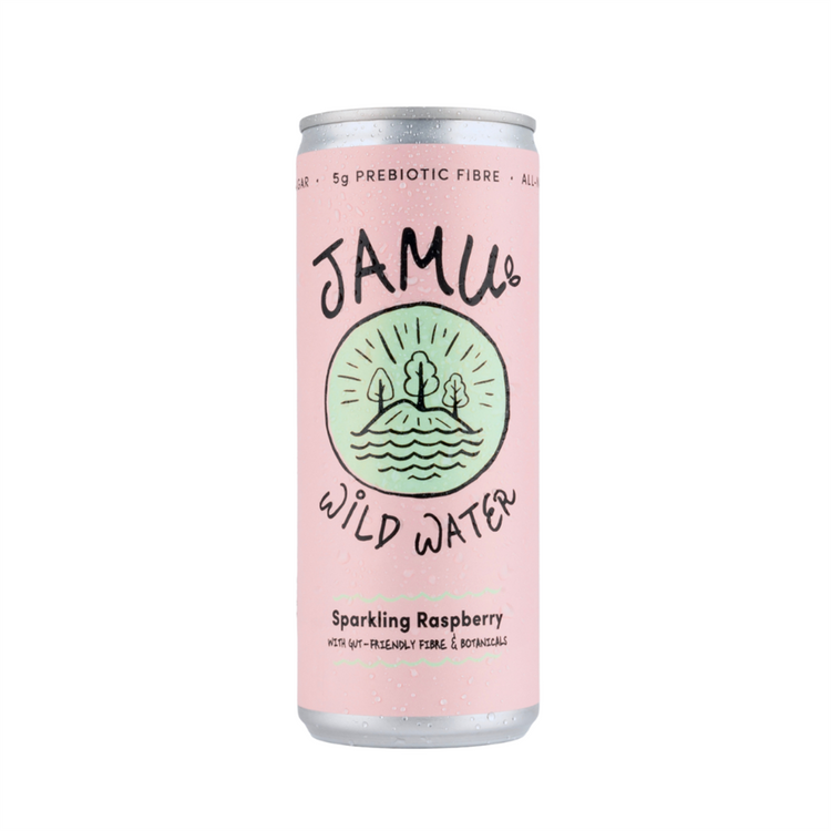 Natural Sparkling Raspberry + Gut Friendly Fibre 250Ml - Sustainable Vegan Groceries Brighton