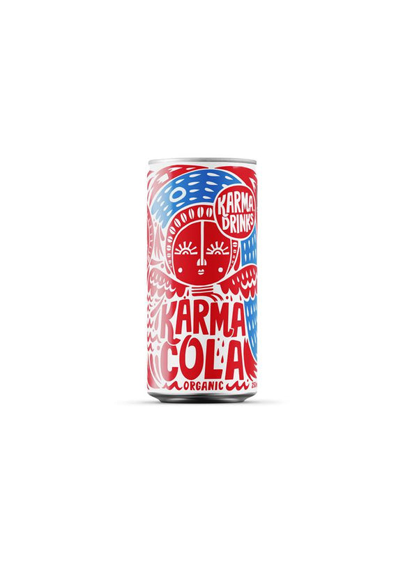 Karma Cola 250Ml Can Organic Fairtrade - Sustainable Vegan Groceries Brighton
