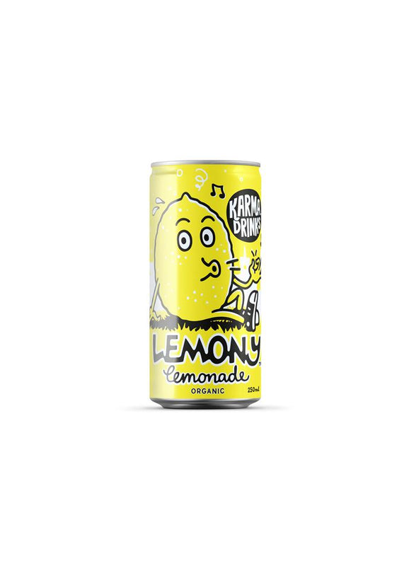 Lemony Lemonade 250Ml Can Organic Fairtrade - Sustainable Vegan Groceries Brighton