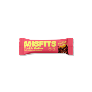 Misfits Plant-Based Cookie Butter Protein Bar 50G - Sustainable Vegan Groceries Brighton