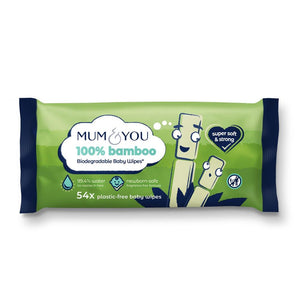 Bamboo Wipes Super Soft & Strong Bamboo Biodegradable Baby Wipes - Sustainable Vegan Groceries Brighton