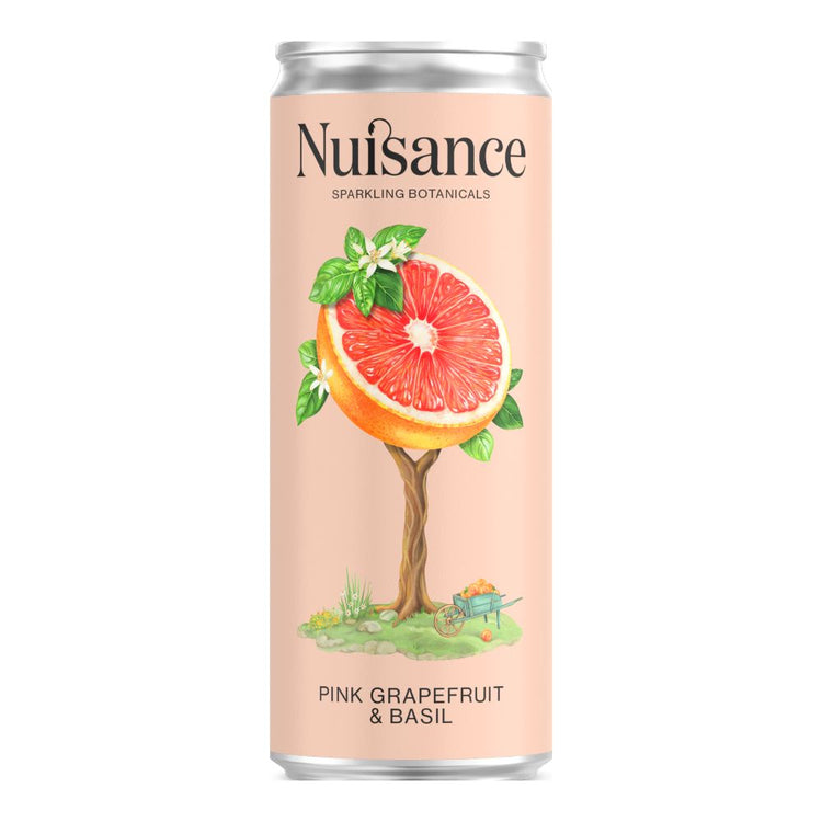 Nuisance Pink Grapefruit & Basil - Sustainable Vegan Groceries Brighton