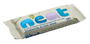 Neat Natural Energy Blueberries & Chia Seeds Bar 45G - Sustainable Vegan Groceries Brighton